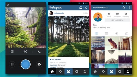 Instagram for Android .